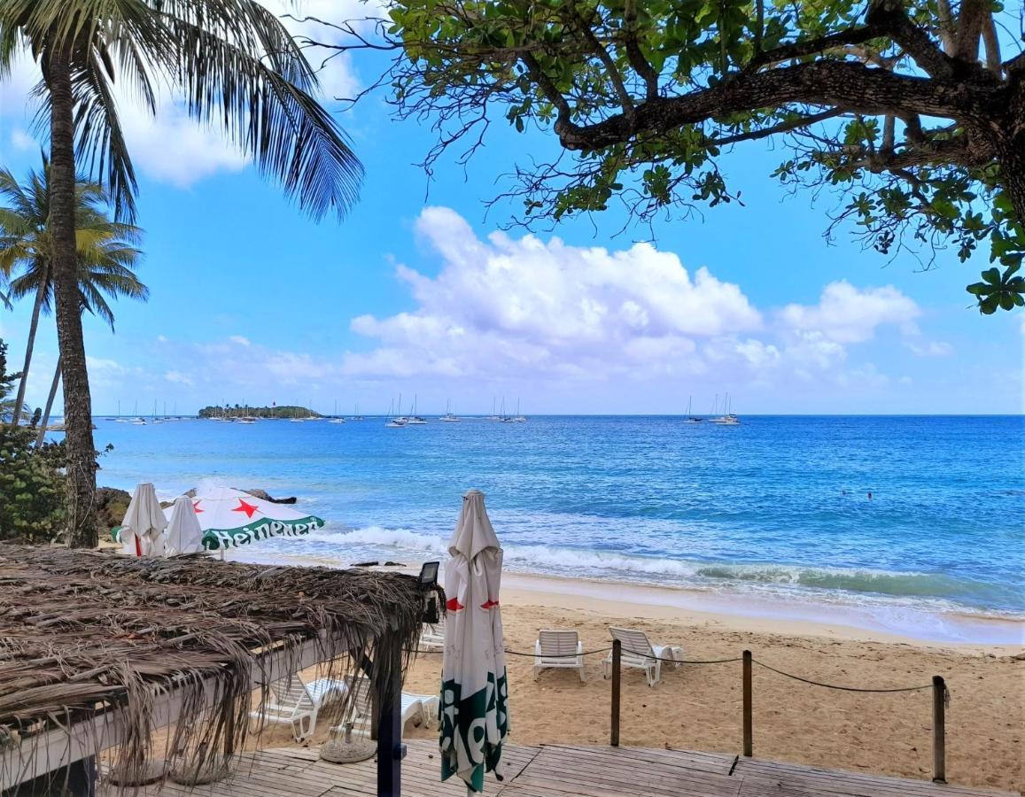 Ilet Bleu Studio Cosy Rdc Vue Mer Et Jardin - Acces Direct Plage Le Gosier  Exterior foto